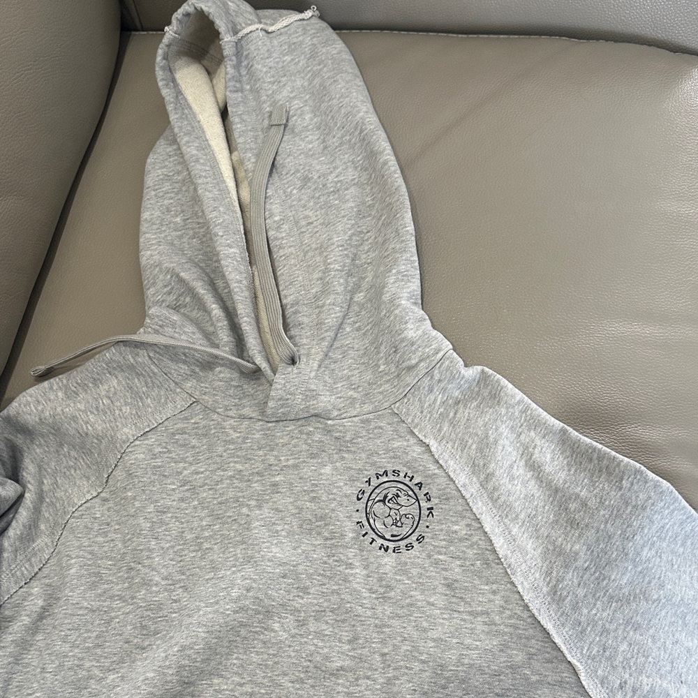 Gymshark Light Gray Fitness Hoodie